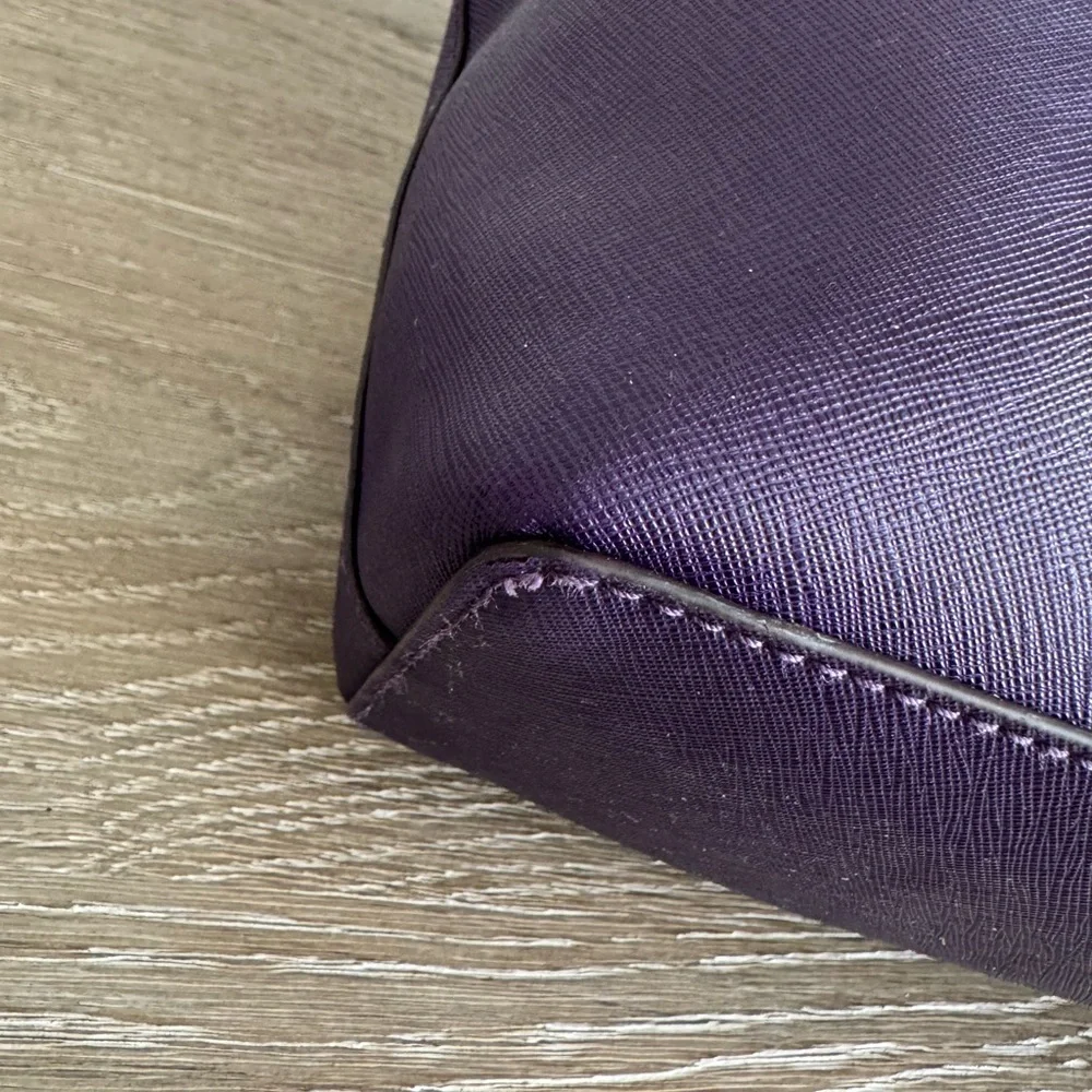 Michael Kors Purple Tote Bag - Picture 16 of 16